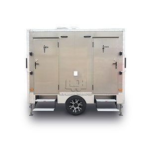 Remolque de baño portátil de lujo VIP Baño de acero móvil público al aire libre para aplicación de parque - Product Image 1