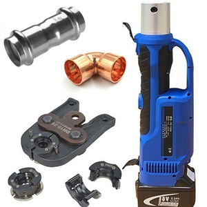 Herramienta de prensado alimentada por batería de 12 a 50mm, herramienta de prensado de tuberías, tipo TH U - Product Image 2