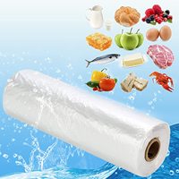 11 x 19 cm 12 Micron Plastic Produce Zakjes op Rol, Transparante Voedselbewaarzakjes voor Brood en Groenten