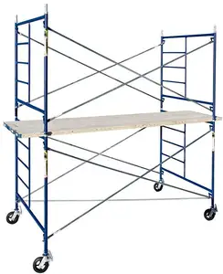 Hot Selling galvanized Cheap Price Q235 Building Material Used Scaffolding Layher Steel Ladder Frame For Construction