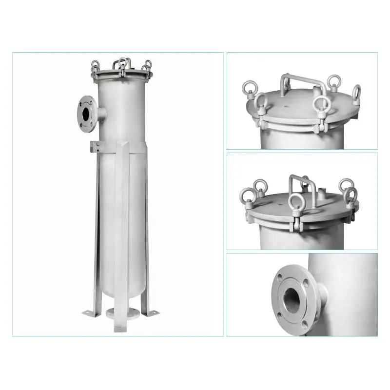 high quality 316L stainless steel bag filter alcohol filter housing