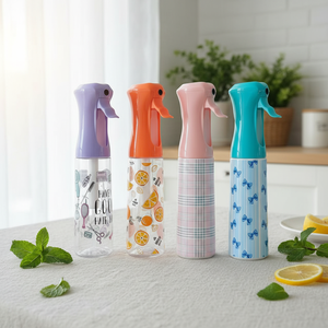 Bouteille pulvérisateur en PET de 200 ml, 300 ml, 500 ml, couleur personnalisée, pulvérisation fine en 8 à 10 secondes, pour les soins des cheveux et le nettoyage - Product Image 4