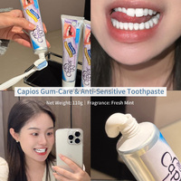 Dentifrice anti-sensibilité Capios pour soins bucco-dentaires quotidiens, haleine fraîche, protège l'émail, effets blanchissants