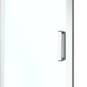 Mampara de Ducha Corredera <span class=keywords><strong>con</strong></span> Perfiles de Aluminio Elegantes y Marco Ajustable para Paredes Irregulares - Product Image 6