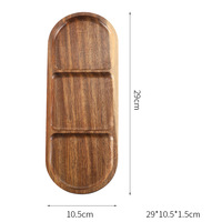 Plateaux rectangulaires en bois d'acacia, plateau de service en bois, plateau de charcuterie, plateau à fromage, plateau à sushi, plateau à fruits, plateau à desserts, plateau à apéritifs, plateau à en-cas