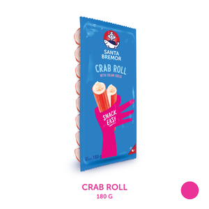 Rouleau de crabe au fromage Santa Bremor 180 g, produit à base de surimi, vente en gros auprès du fabricant - Product Image 1