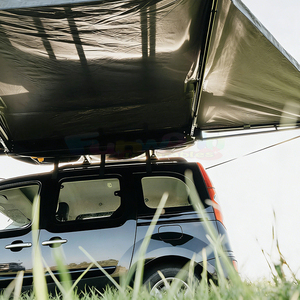 Carpa de techo para 5 personas con toldo de 180 grados, carpa de aluminio para camping, carpa rígida de techo para camioneta con toldo de 180 grados. - Product Image 3