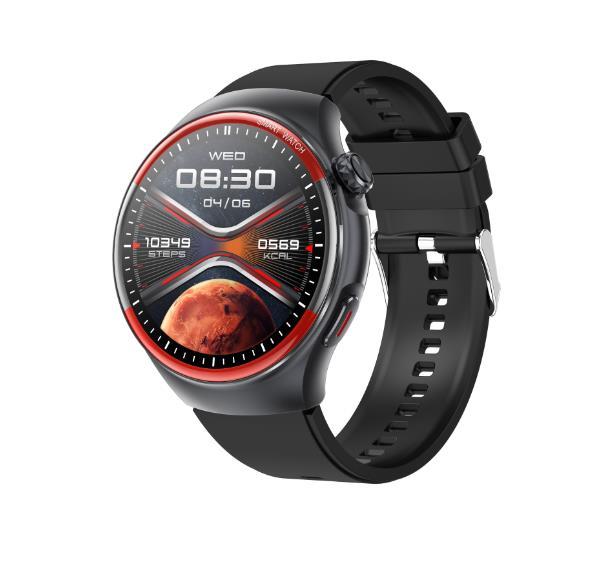 T82 3D UI SmartWatch Men WristWatch Body Temperature Sports Fitness BT Call NFC Heart Rate Waterproof Smart Watch