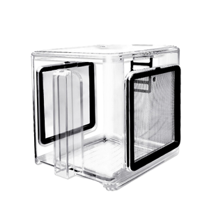 Caja de cría de peces de acrílico transparente de lujo de 15x15x15cm, diseño colgante, Material plástico, acuarios equipados para camarones/Guppy para vivir - Product Image 1