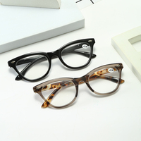 Lunettes de lecture œil de chat vintage, monture écaille de tortue tendance, ultra-légères, anti-lumière bleue, pour presbytes, prêtes à l'emploi