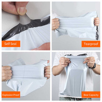 Enveloppe de courrier en plastique PE biodégradable imprimée sur mesure Enveloppe d'expédition enveloppe expresse en poly Sacs postaux pour vêtements