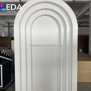 Arco de Boda Acrílico con Iluminación LED Blanca para Eventos y Fiestas, Marca LEDA - Product Image 2
