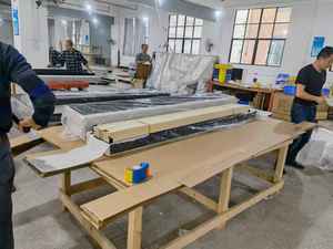 <span class=keywords><strong>Letto</strong></span> matrimoniale moderno in pelle italiana, - Product Image 4