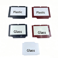 Lentille d'écran en verre plastique CTHTBZ pour Gameboy Advance SP GBA SP avec adhésif