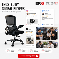 Chaise de bureau ergonomique moderne en alliage d'aluminium, entièrement en maille respirante, avec dossier haut et soutien lombaire, pour ordinateur et direction