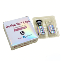 Étiquettes personnalisées pour flacons miniatures de 3 ml, 10 ml, 15 ml, autocollants en vinyle imperméables pour peptides