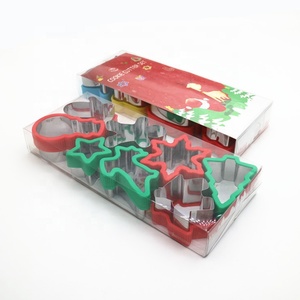 Lot de 8 <span class=keywords><strong>emporte</strong></span>-pièces professionnels de Noël : formes d'arbre, flocon de neige, étoile et cerf – Moule à biscuits - Product Image 6