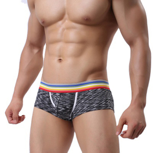 Bóxer corto para hombre, ropa interior de pene, con banda encantadora, con bulto grande, elegante, venta al por mayor - Product Image 5