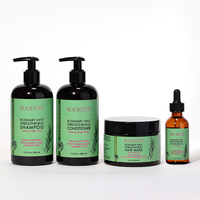 KOGEEYY Shampooing Personnalisé au Romarin et Huile de Croissance à la Biotine Sans Sulfate, Marque Privée, Soin Capillaire Bio, Ensemble Shampooing et Après-Shampooing Végétalien