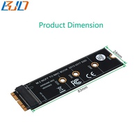 Adaptateur SSD M.2 NGFF PCIe X4 NVME 2280 12+16PIN pour Macbook Air A1465 A1466 Pro A1398 A1502 A1419 2013 2014 2015 2016 2017