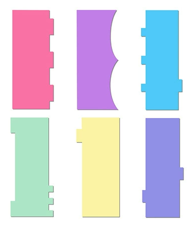 D-6pcs(no holder)MOQ 20sets,unit price for 1 set