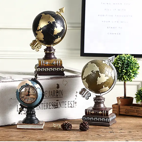 Hars Ambachten Eenvoudige Retro Globe Voor Home Decoratie