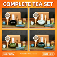 Bol à matcha en céramique de haute qualité, moderne et luxueux, 7 pièces, pour cérémonie, écologique, durable, 500 ml, kit d'outils pour matcha Chawan
