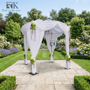 Soporte Telescópico al por Mayor para Decoración de Bodas, Tubo Redondo para Drapeado en Eventos - Product Image 1