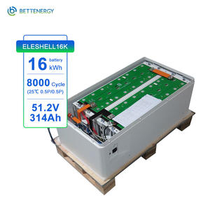 8000 사이클 10 년 보증 15kw Lifepo4 배터리 16kwh 리튬 이온 태양 전지 51.2v 314AH Lifepo4 가정용 에너지 저장 - Product Image 3