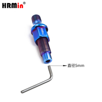 Kit de goujons de roue en titane HRMin M12*1.5mm Gr.5 Ti-6Al-4V avec écrou de roue en titane pour véhicules de course