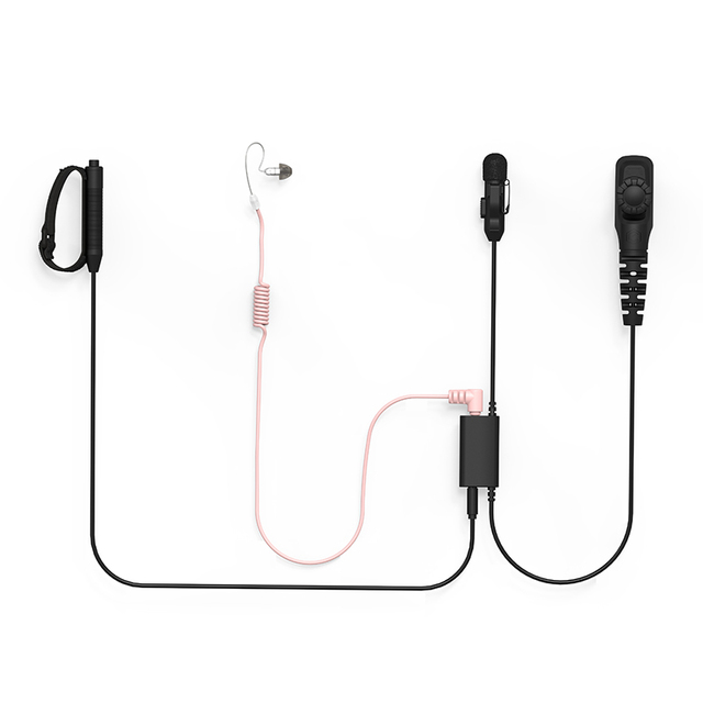 EARMOR Personal Defense Equipment Hidden Communication Headset with PTT Connection