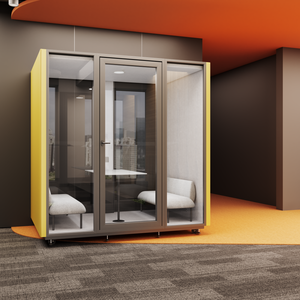 Stand Panel der Schallschutz Pod Indoor <span class=keywords><strong>Sound</strong></span> Proof Meeting Mobile Working House Kabine Tragbare Home Office Pods - Product Image 2