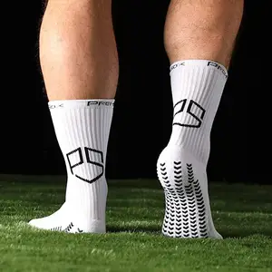 Custom mens Crew Grip Socks anti-slip football socks professional soccer socks for athletes