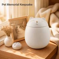 Urna Conmemorativa Moderna de Cerámica en Forma de Lágrima para Mascotas, Perros y Gatos, Proveedor de Urnas y Ataúdes Premium para Mascotas