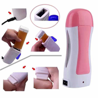 Chauffe-cire roll-on double face pour usage domestique, kit d'épilation avec thermostat électronique pour le nez, les mains, le corps, les pieds et la tête