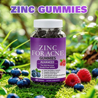 Expédition rapide Gommes au zinc avec vitamines C, E, B6, complément alimentaire à mâcher à base de pectine pour adultes