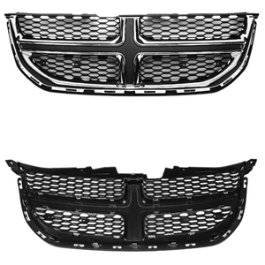 Pièces détachées automobiles Nouvelle calandre Chrome pour <span class=keywords><strong>Dodge</strong></span> Grand <span class=keywords><strong>Caravan</strong></span> 2011-2020 <span class=keywords><strong>Noir</strong></span> avec Chrome Oem 68088969AC Grille de pare-chocs avant - Product Image 2