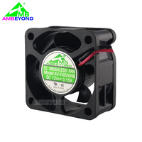 Ventilateur axial DC silencieux à faible bruit 4020 40x40x20mm 12V, mini ventilateur de refroidissement sans balais avec roulement hydraulique pour appareils électroménagers compacts