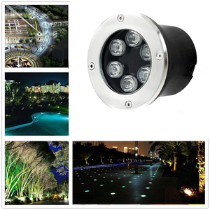 ไฟใต้ดิน LED สแตนเลส 1W 3W 5W 6W 9W 12W IP65 แบบฝังพื้น สำหรับสวน แสงเดย์ไลท์ 5000K - Product Image 3