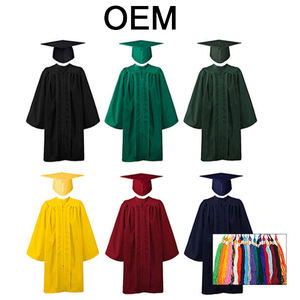 Toga e <span class=keywords><strong>Cappello</strong></span> di Laurea Opaco Viola 2026 con Nappa per Bambini in Età Prescolare - Product Image 6