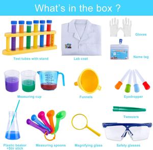 Kit d'expérimentation <span class=keywords><strong>scientifique</strong></span> <span class=keywords><strong>pour</strong></span> enfants avec blouse de laboratoire Costume de <span class=keywords><strong>scientifique</strong></span> Dress Up and Role Play Toys Gift for Boys Girls Kids - Product Image 2