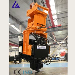 PowerGrip Side <span class=keywords><strong>Clamp</strong></span> Pile Driver, QuickDrive hidrolik sisi pegangan Vibro Hammer untuk 15-45ton Excavator - Product Image 4