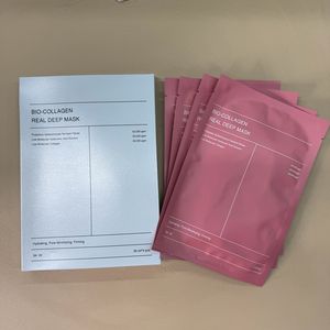 Derin kollajen gecede maske yüz hidrojel maskeleri biyo-kollajen esneklik, sıkılaştırıcı ve nemlendirici için gerçek derin maske - Product Image 1