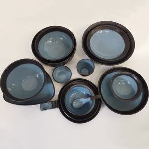 קוריאני סגנון חרס כלי אוכל ביתי ארוחת ערב סט זיגוג קרמיקה צבעוני כלי שולחן - Product Image 6