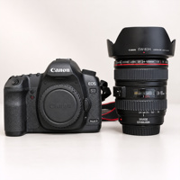 Kamera DSLR Profesional Digital Bekas EOS 5D2 5D Mark 2 + Lensa 24-105mm Original Ca Non