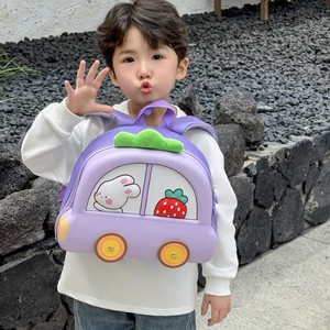 Nouveau <span class=keywords><strong>Sac</strong></span> à Dos Scolaire en <span class=keywords><strong>Forme</strong></span> de Voiture, Imperméable, en Matériau EVA, Adorable <span class=keywords><strong>Sac</strong></span> à Livres Lapin pour Filles de Maternelle - Product Image 4