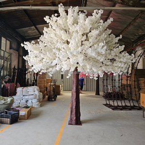 <span class=keywords><strong>Prix</strong></span> d'usine JINDA, arbre de <span class=keywords><strong>cerisier</strong></span> japonais personnalisé, fleur de <span class=keywords><strong>cerisier</strong></span> blanche artificielle en soie, décoration de jardin extérieur - Product Image 4