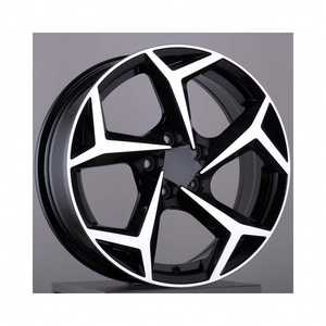 Jante en alliage de coulée de style sport de 15 à 16 pouces pour VW <span class=keywords><strong>Polo</strong></span> Finition noire 4 pièces quantité minimale de commande 112/100 PCD 35/45 ET - Product Image 6