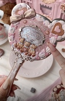 Miroir suspendu Flower Knows The Sweetie Bear, miroir cosmétique élégant à tenir à la main, nouvelle collection