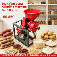 Machine à moudre les céréales sèches et humides, électrique ou diesel (en option), pour maïs, manioc, blé, soja, usage domestique et agricole, petite échelle de traitement